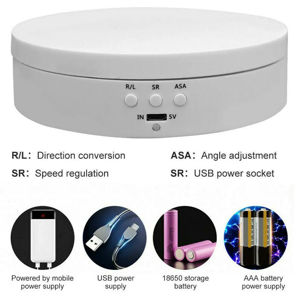 360° Motorized Jewelry Display Turntable