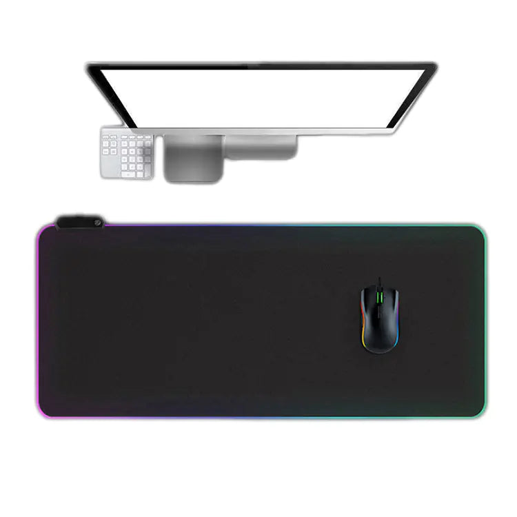 RGB Gaming Mouse Pad with Wireless Charging Hub