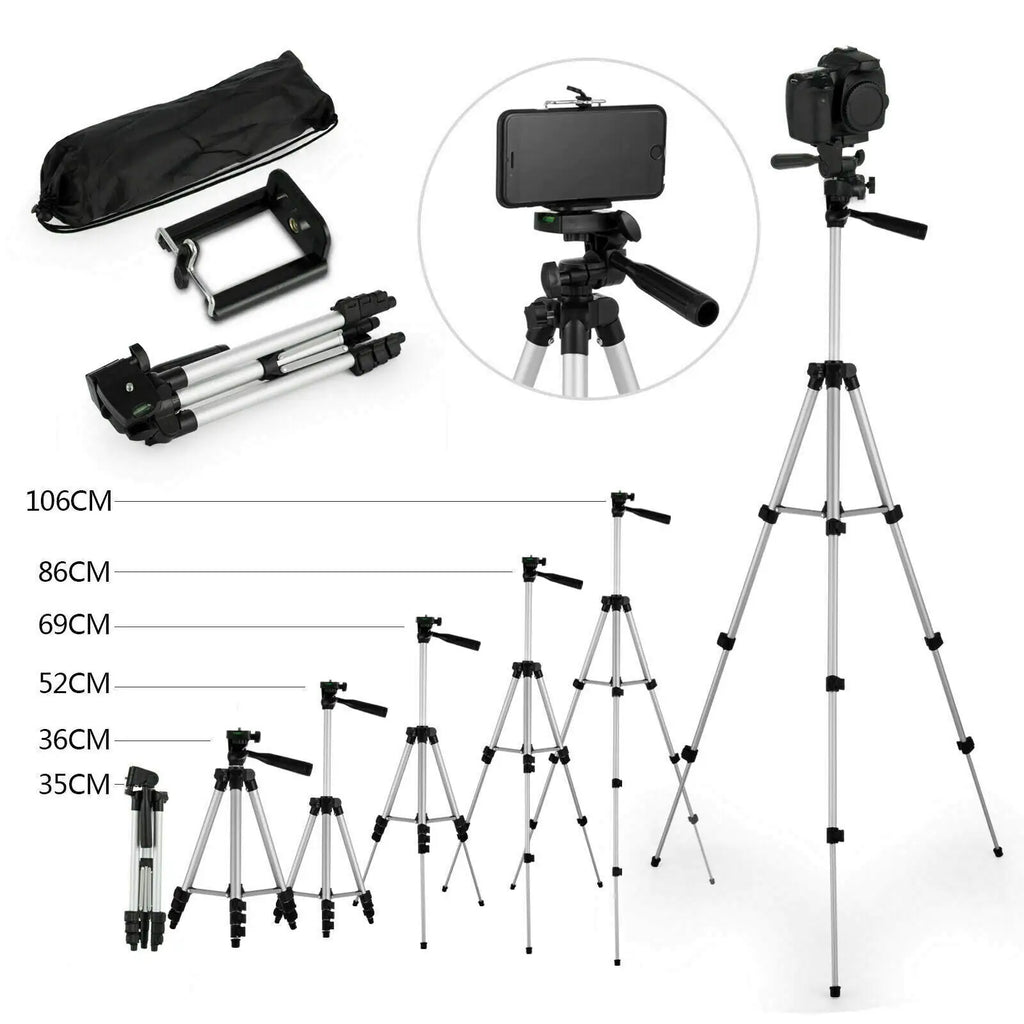 Universal Smartphone Camera Tripod + Carrying Bag