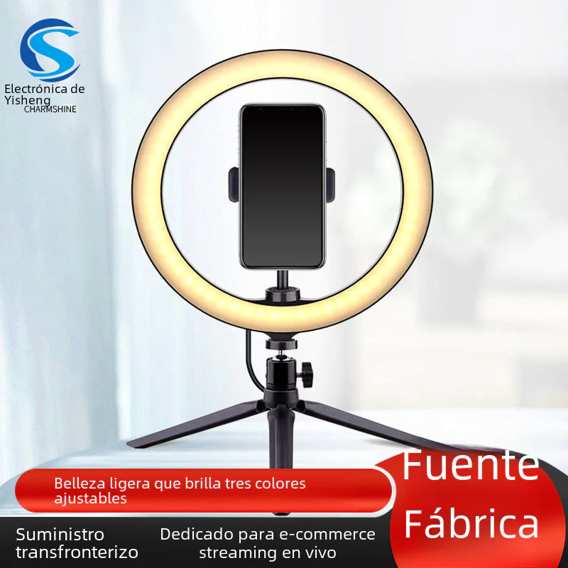 10-Inch Ring Light with Bluetooth Control for Selfies