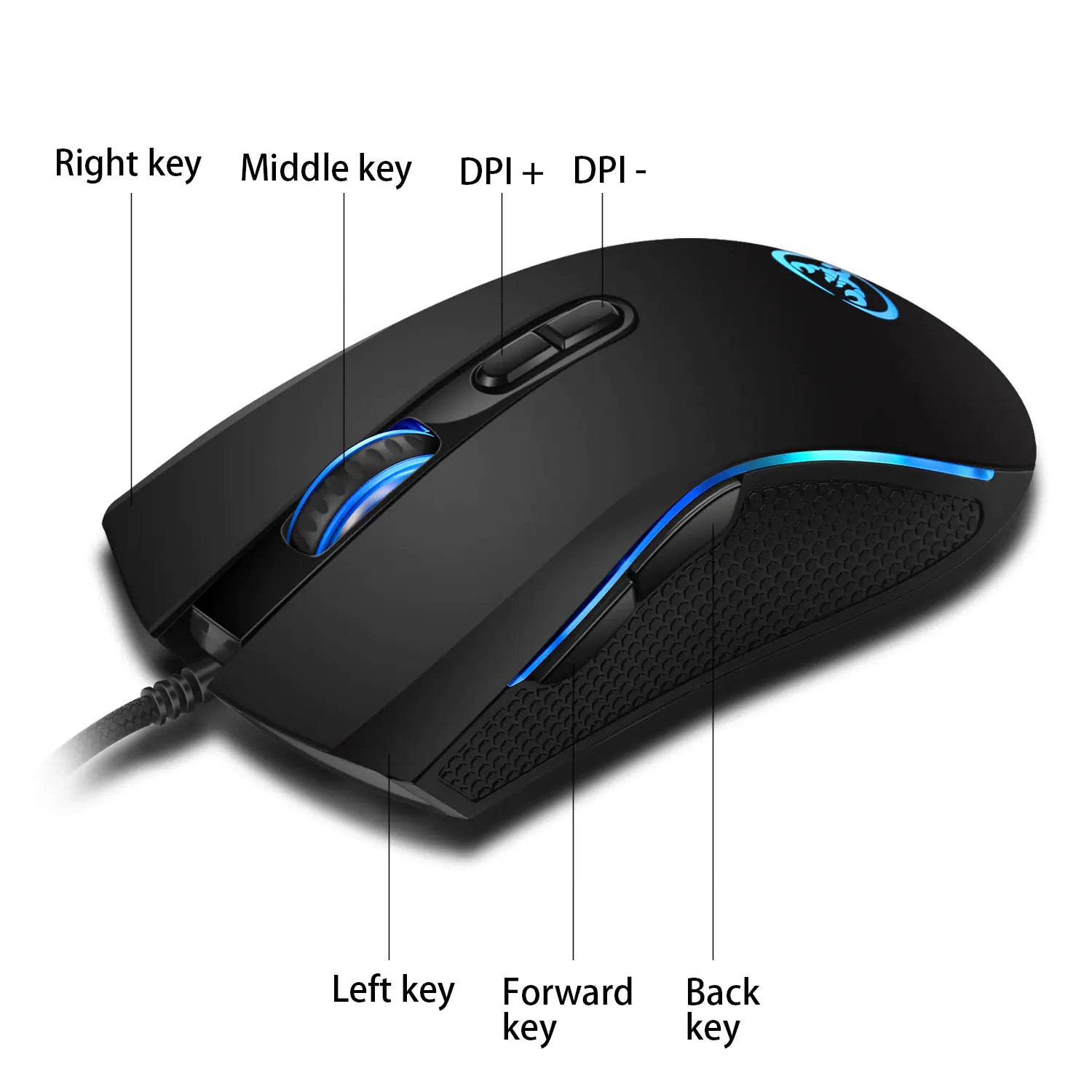 RGB Gaming Wired Mouse Multi function
