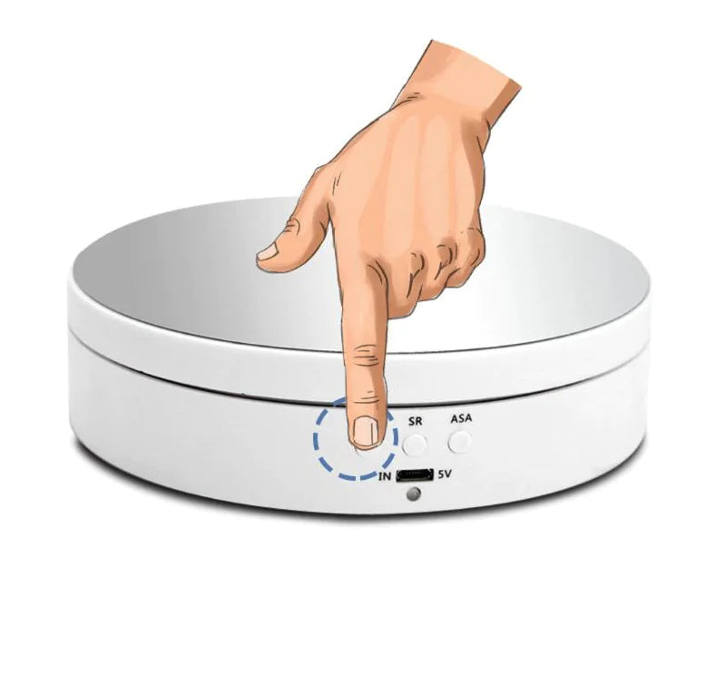 360° Motorized Jewelry Display Turntable