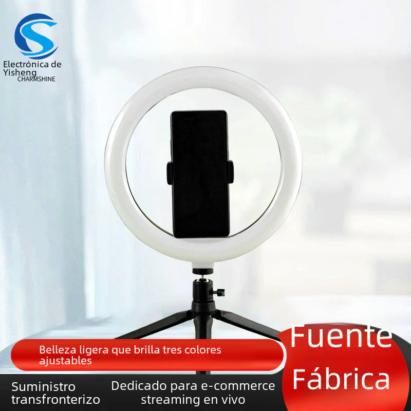 10-Inch Ring Light with Bluetooth Control for Selfies