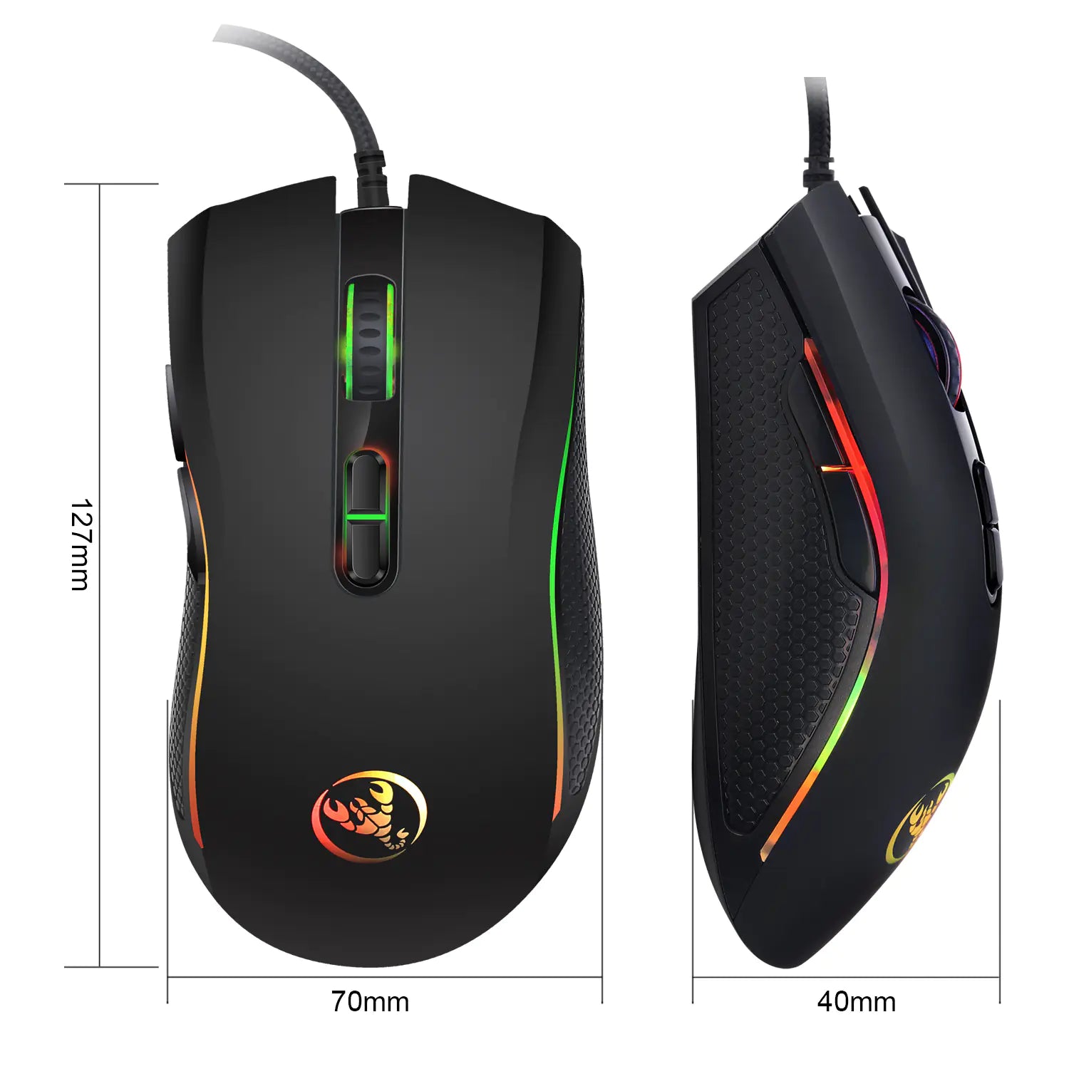 RGB Gaming Wired Mouse Multi function